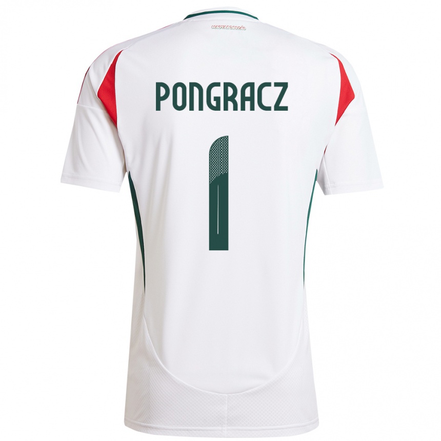 Men Football Hungary Agness Pongracz #1 White Away Jersey 24-26 T-Shirt Uk