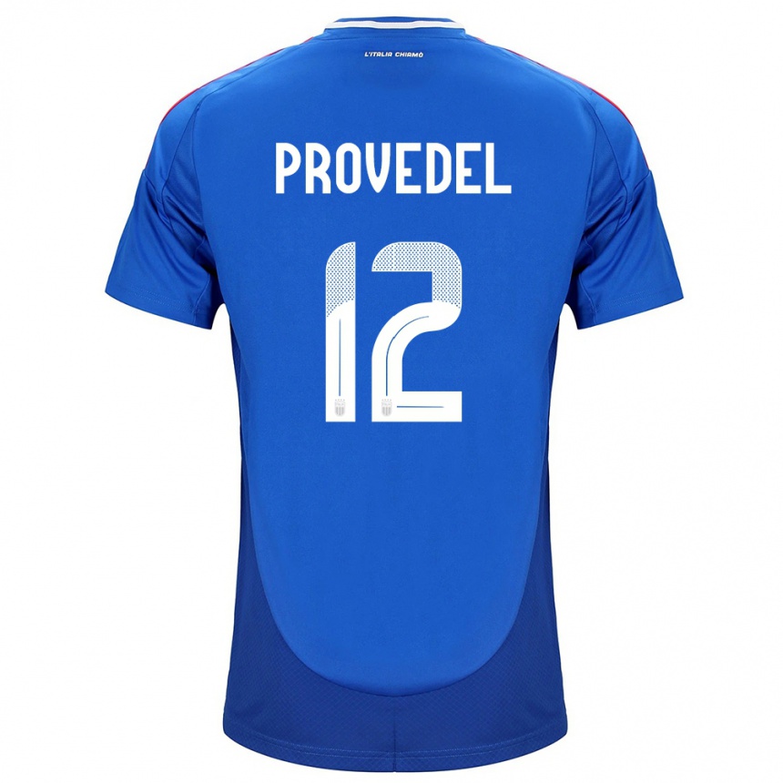 Women Football Italy Ivan Provedel #12 Blue Home Jersey 24-26 T-Shirt Uk