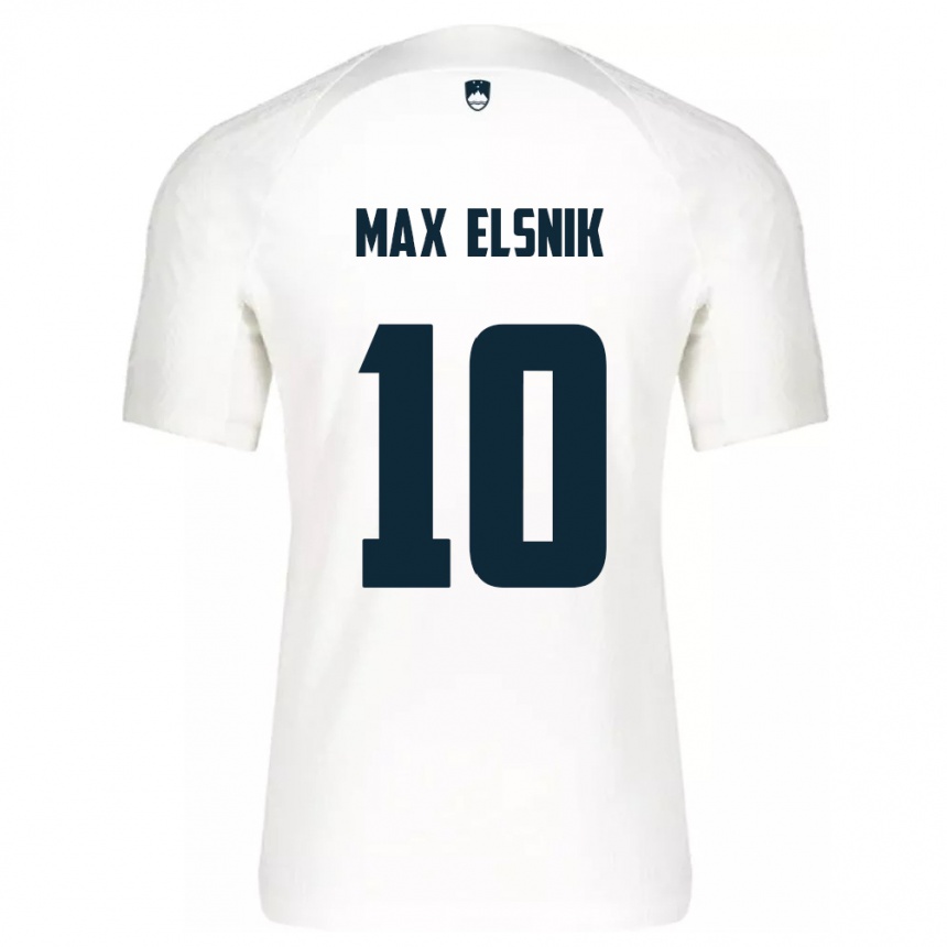 Women Football Slovenia Timi Max Elsnik #10 White Home Jersey 24-26 T-Shirt Uk