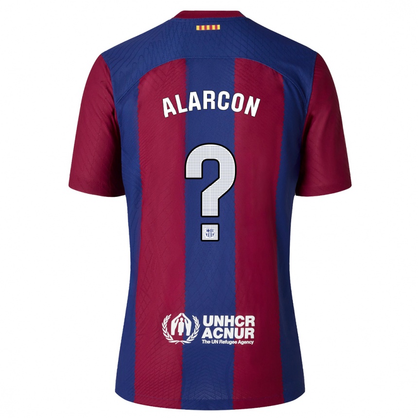 Kids Angel Alarcon #0 Red Blue Home Jersey 2023/24 T-Shirt Uk