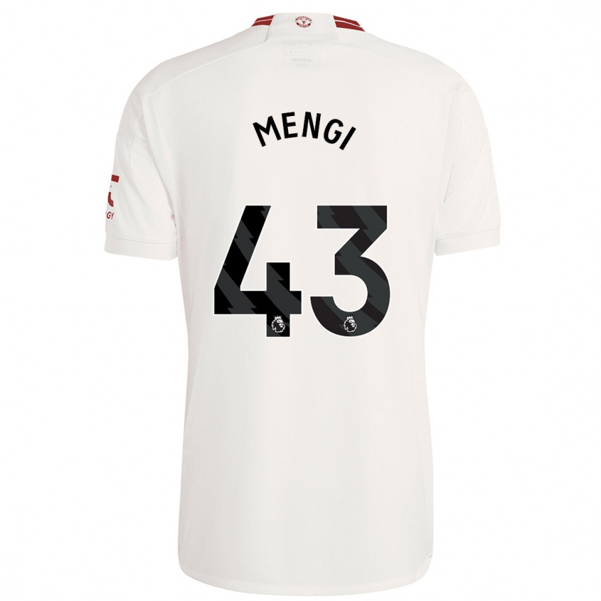 Kids  Teden Kidsgi #43 White Third Jersey 2023/24 T-Shirt Uk