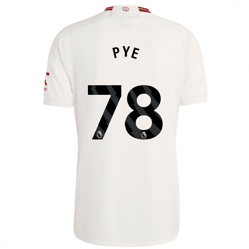 Kids  Logan Pye #78 White Third Jersey 2023/24 T-Shirt Uk