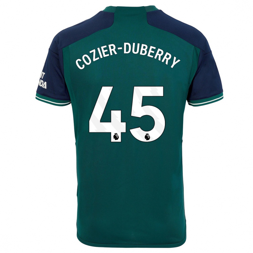 Kids  Amario Cozier-Duberry #45 Green Third Jersey 2023/24 T-Shirt Uk