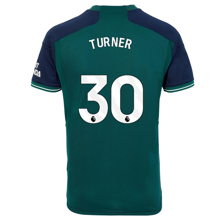 Kids  Matt Turner #30 Green Third Jersey 2023/24 T-Shirt Uk