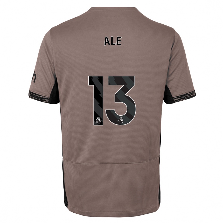 Kids  Asmita Ale #13 Dark Beige Third Jersey 2023/24 T-Shirt Uk