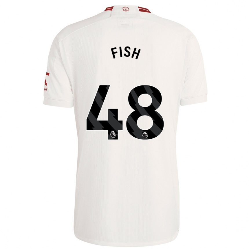 Men  Will Fish #48 White Third Jersey 2023/24 T-Shirt Uk