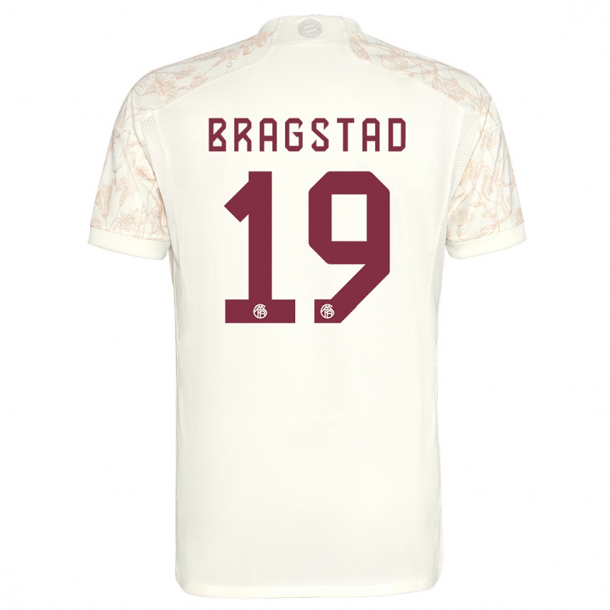 Men  Emilie Bragstad #19 Off White Third Jersey 2023/24 T-Shirt Uk