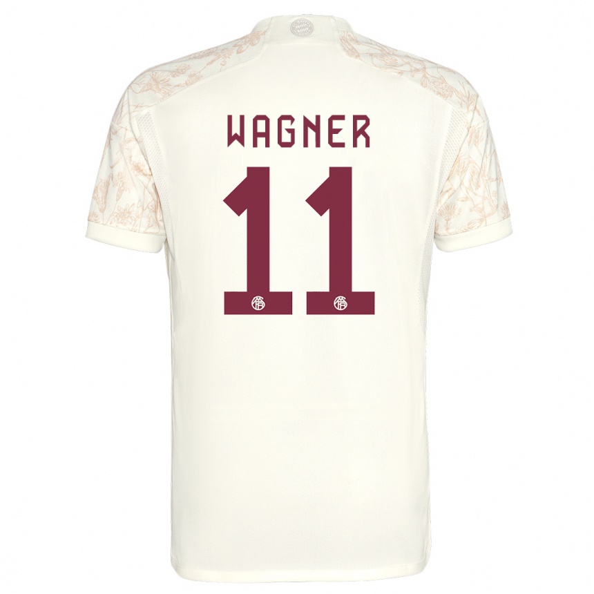 Men  Ricardo Wagner #11 Off White Third Jersey 2023/24 T-Shirt Uk