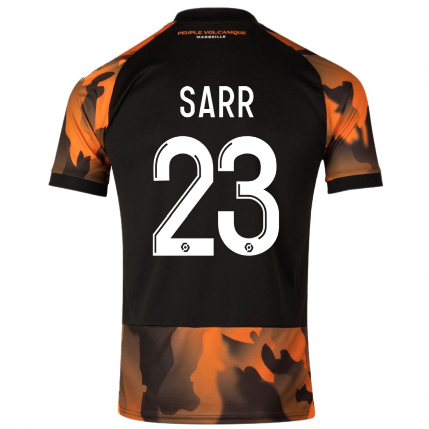 Men  Ismaïla Sarr #23 Black Orange Third Jersey 2023/24 T-Shirt Uk