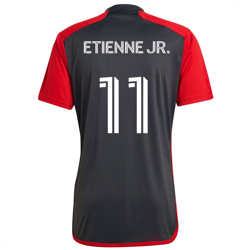 Kids Football Derrick Etienne Jr. #11 Grayn Red Home Jersey 2024/25 T-Shirt Uk