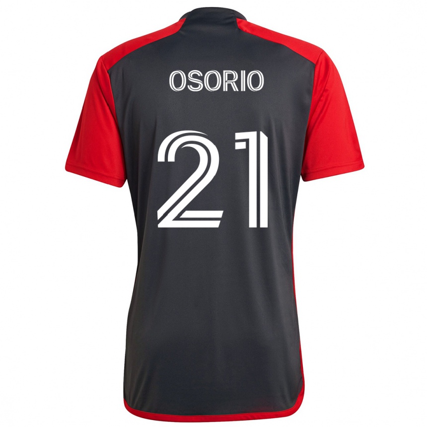 Kids Football Jonathan Osorio #21 Grayn Red Home Jersey 2024/25 T-Shirt Uk