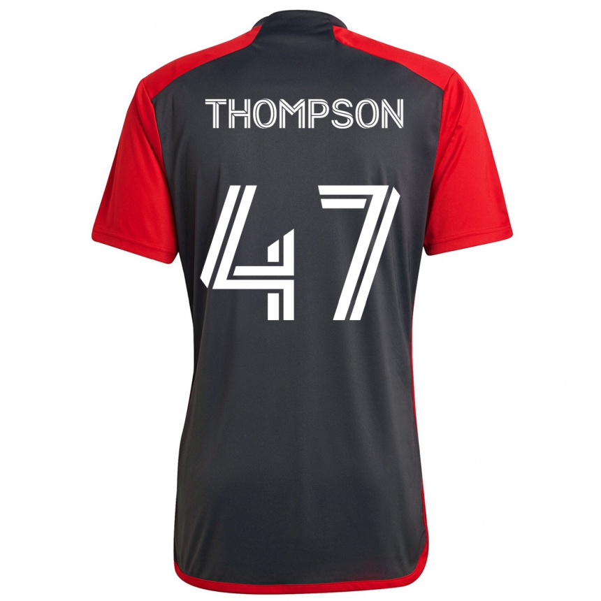 Kids Football Kosi Thompson #47 Grayn Red Home Jersey 2024/25 T-Shirt Uk