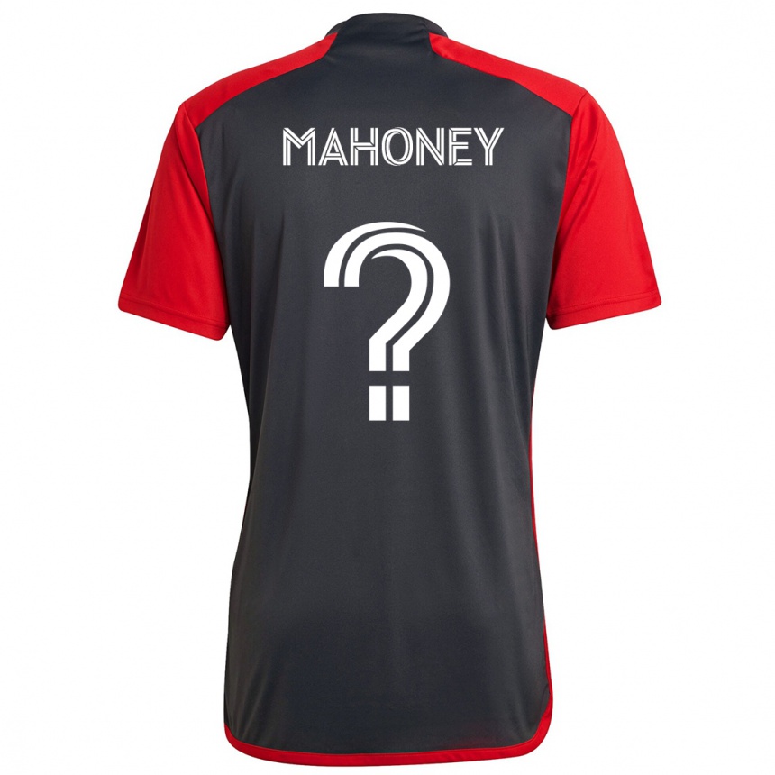 Kids Football Adrian Mahoney #0 Grayn Red Home Jersey 2024/25 T-Shirt Uk