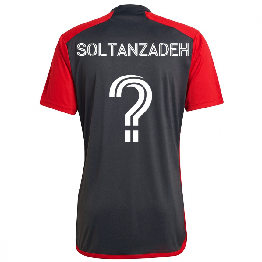 Kids Football Shayan Soltanzadeh #0 Grayn Red Home Jersey 2024/25 T-Shirt Uk