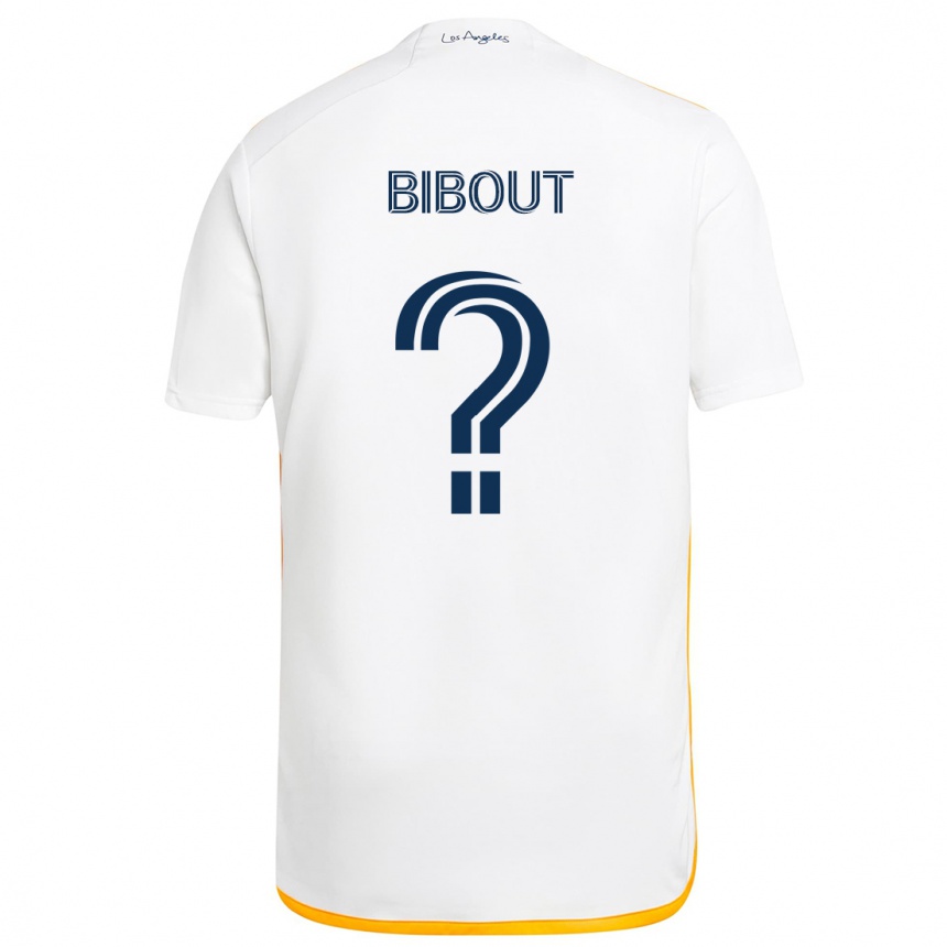 Kids Football Aaron Bibout #0 White Yellow Home Jersey 2024/25 T-Shirt Uk