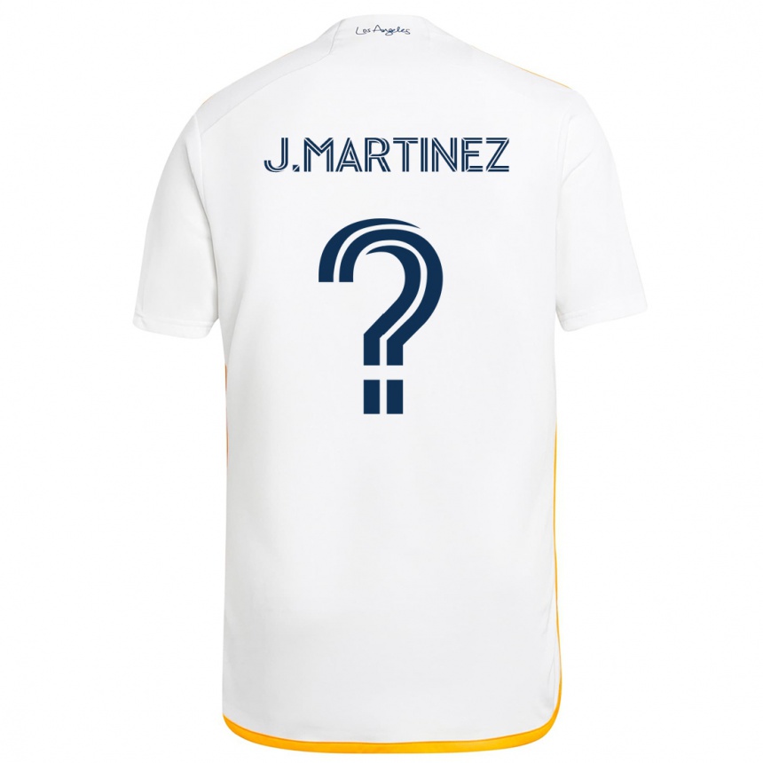 Kids Football Juan Martinez #0 White Yellow Home Jersey 2024/25 T-Shirt Uk