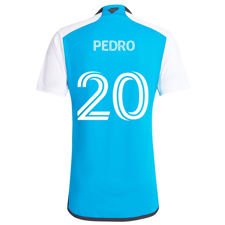 Kids Football João Pedro #20 Blue White Home Jersey 2024/25 T-Shirt Uk