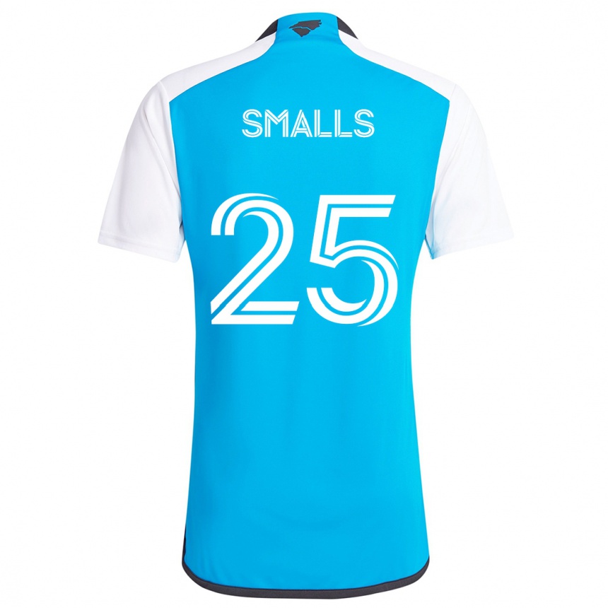 Kids Football Tyger Smalls #25 Blue White Home Jersey 2024/25 T-Shirt Uk