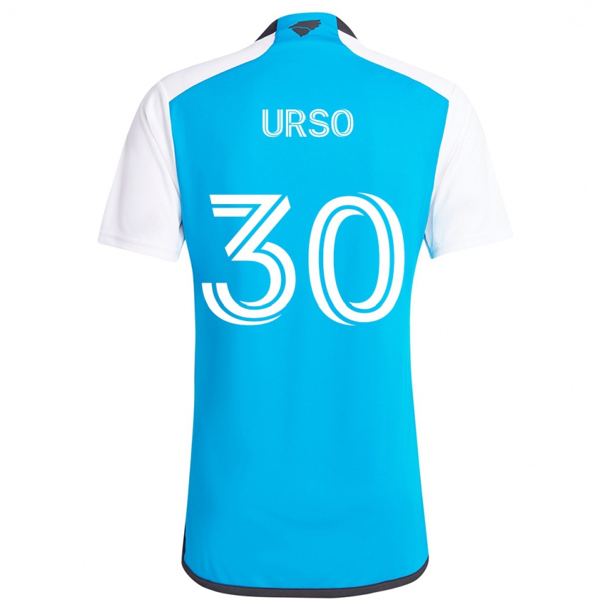 Kids Football Júnior Urso #30 Blue White Home Jersey 2024/25 T-Shirt Uk