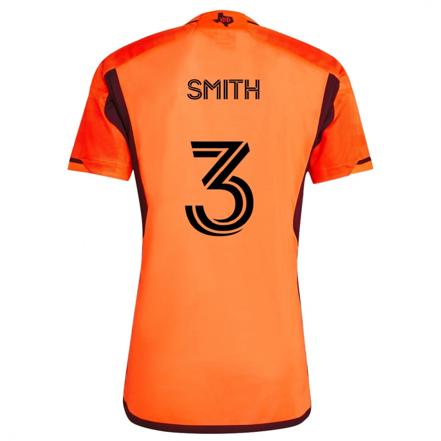 Kids Football Brad Smith #3 Orange Black Home Jersey 2024/25 T-Shirt Uk