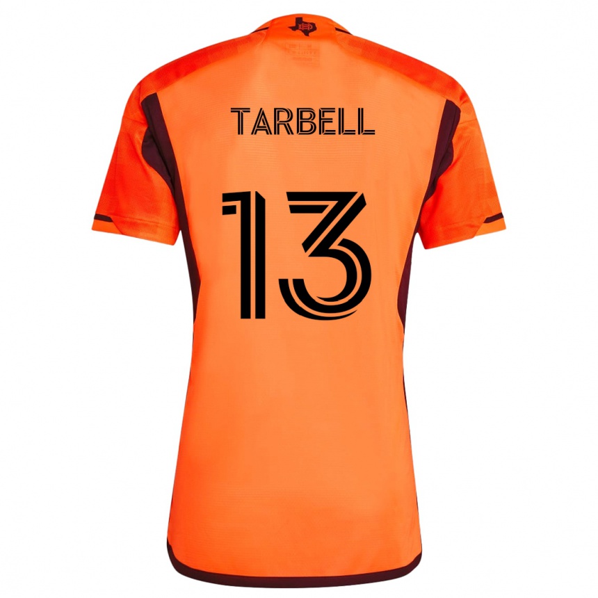 Kids Football Andrew Tarbell #13 Orange Black Home Jersey 2024/25 T-Shirt Uk