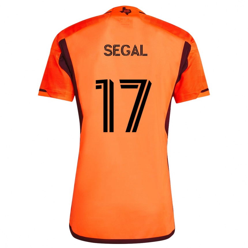 Kids Football Gabriel Segal #17 Orange Black Home Jersey 2024/25 T-Shirt Uk