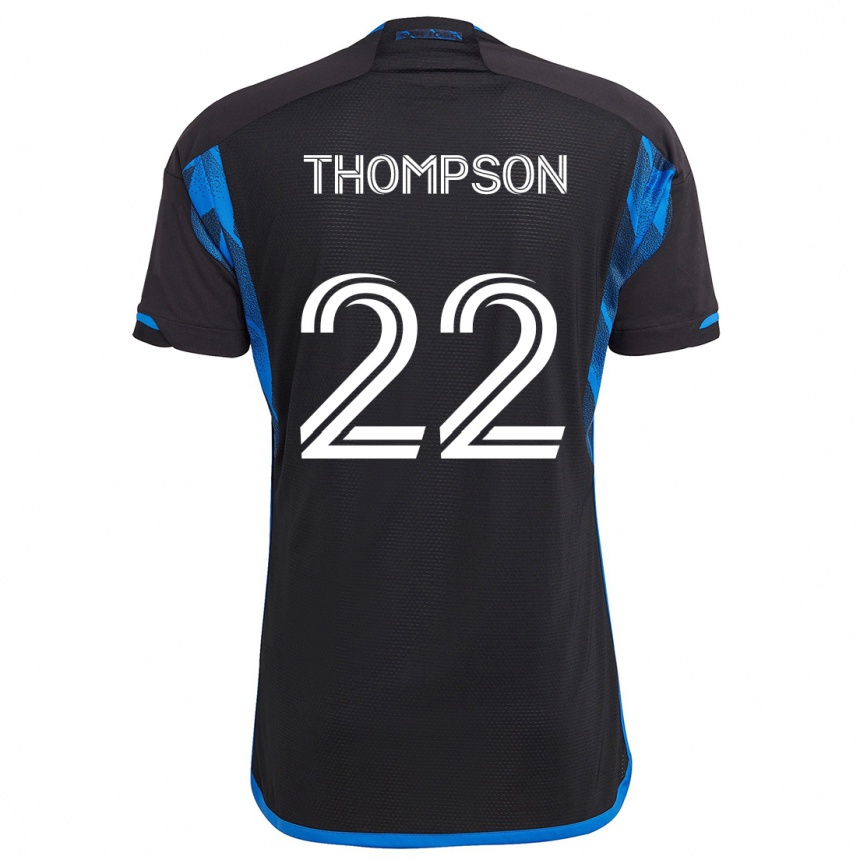 Kids Football Tommy Thompson #22 Blue Black Home Jersey 2024/25 T-Shirt Uk