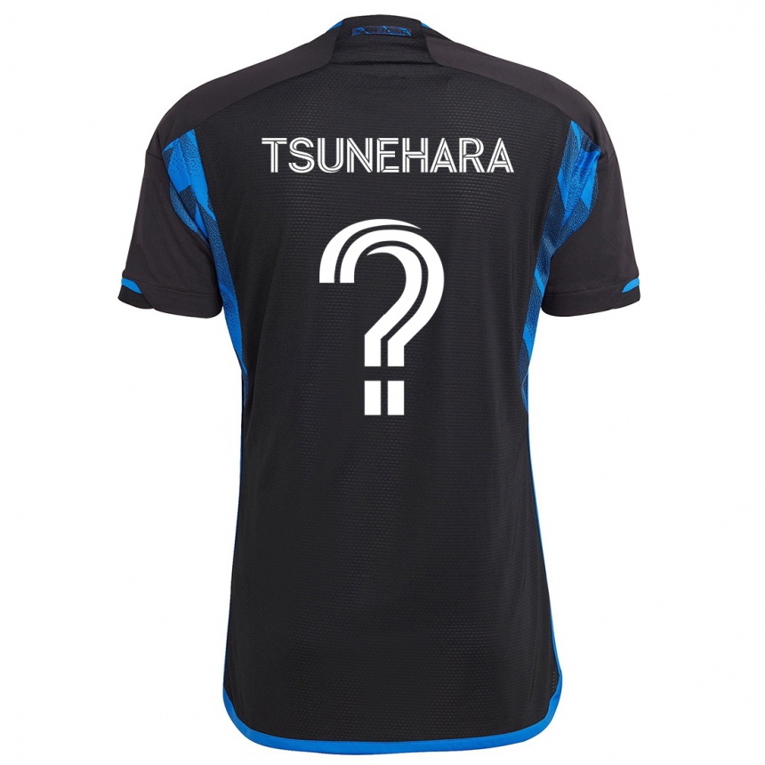 Kids Football Roka Tsunehara #0 Blue Black Home Jersey 2024/25 T-Shirt Uk