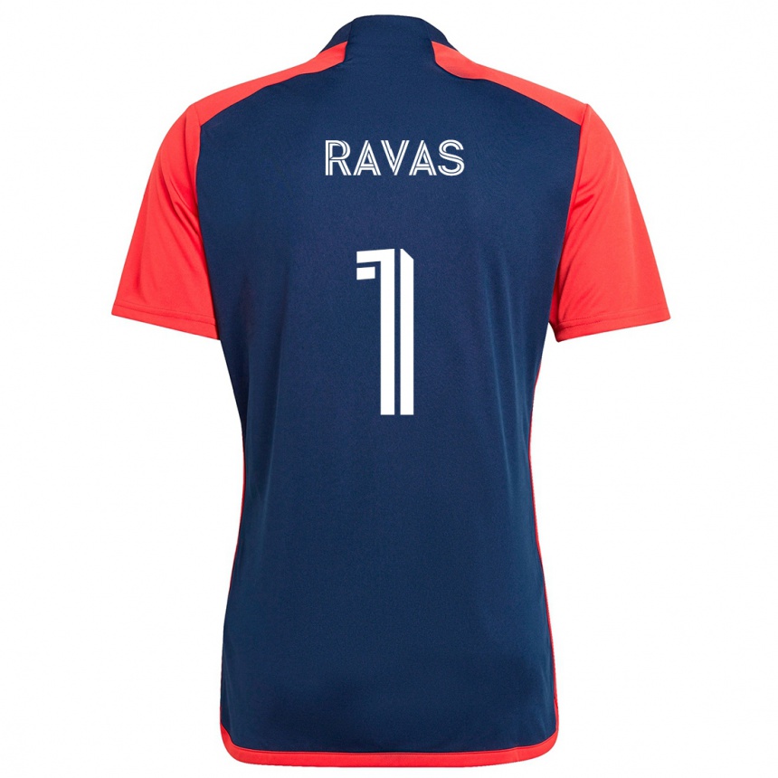 Kids Football Henrich Ravas #1 Blue Red Home Jersey 2024/25 T-Shirt Uk