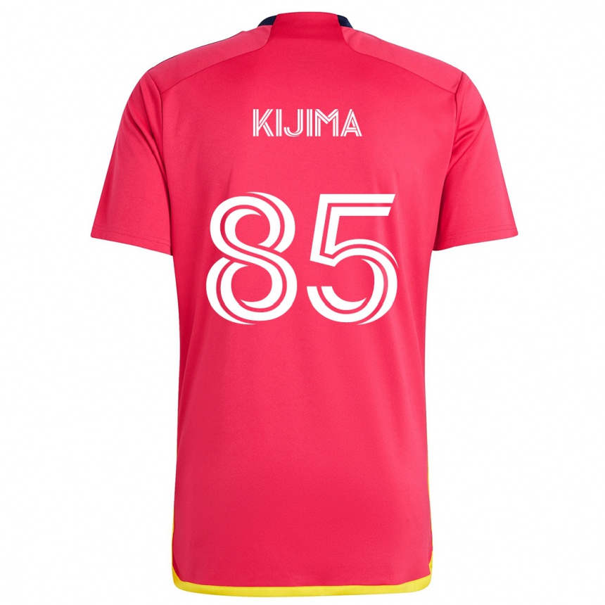 Kids Football Hosei Kijima #85 Red Blue Home Jersey 2024/25 T-Shirt Uk