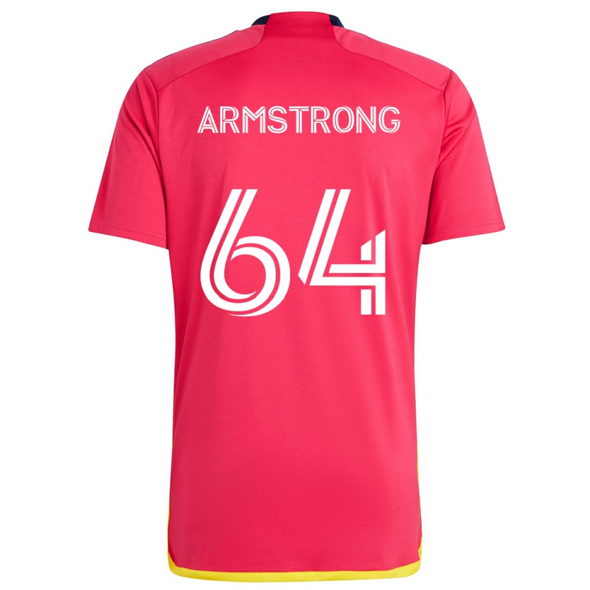 Kids Football Dida Armstrong #64 Red Blue Home Jersey 2024/25 T-Shirt Uk