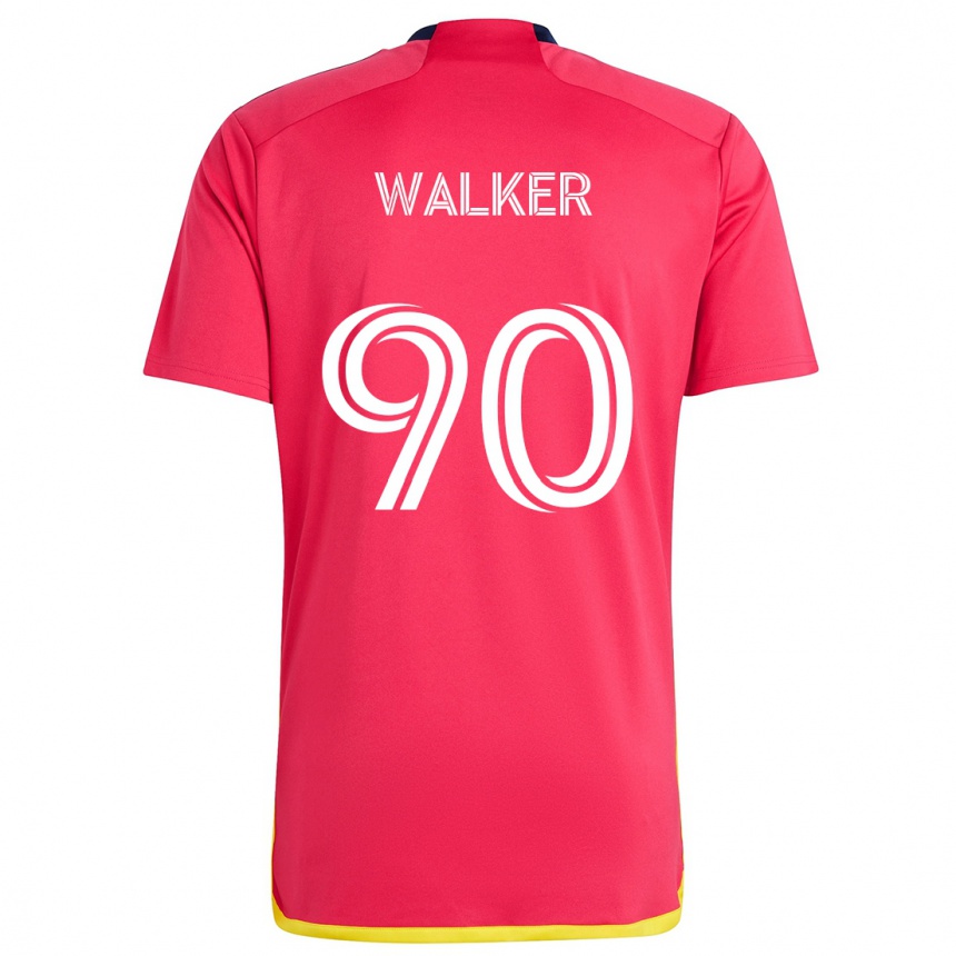 Kids Football Eric Walker #90 Red Blue Home Jersey 2024/25 T-Shirt Uk