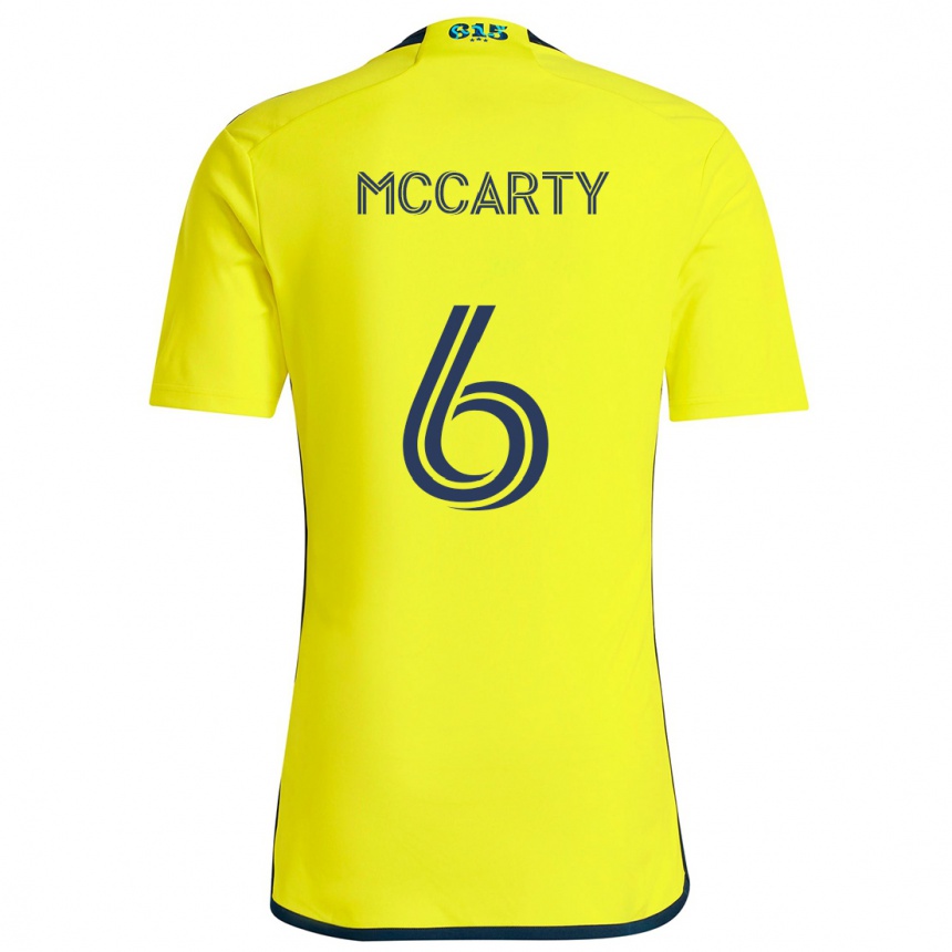 Kids Football Dax Mccarty #6 Yellow Blue Home Jersey 2024/25 T-Shirt Uk