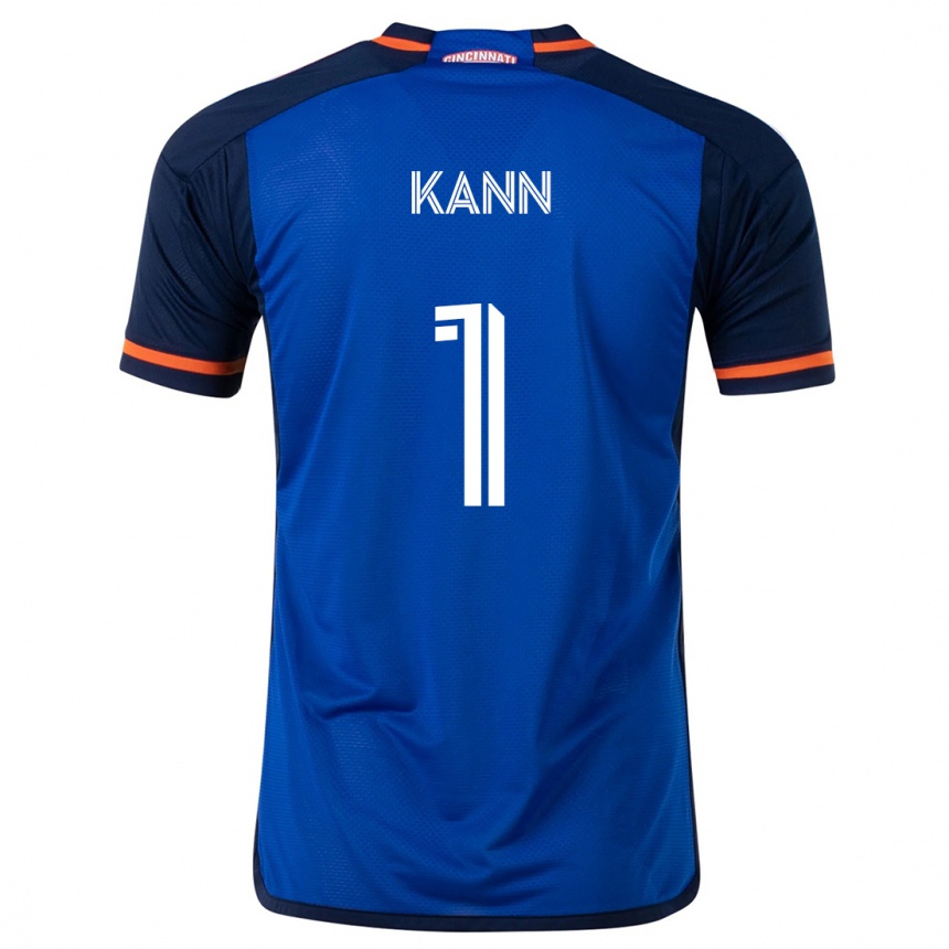 Kids Football Alec Kann #1 Blue White Home Jersey 2024/25 T-Shirt Uk