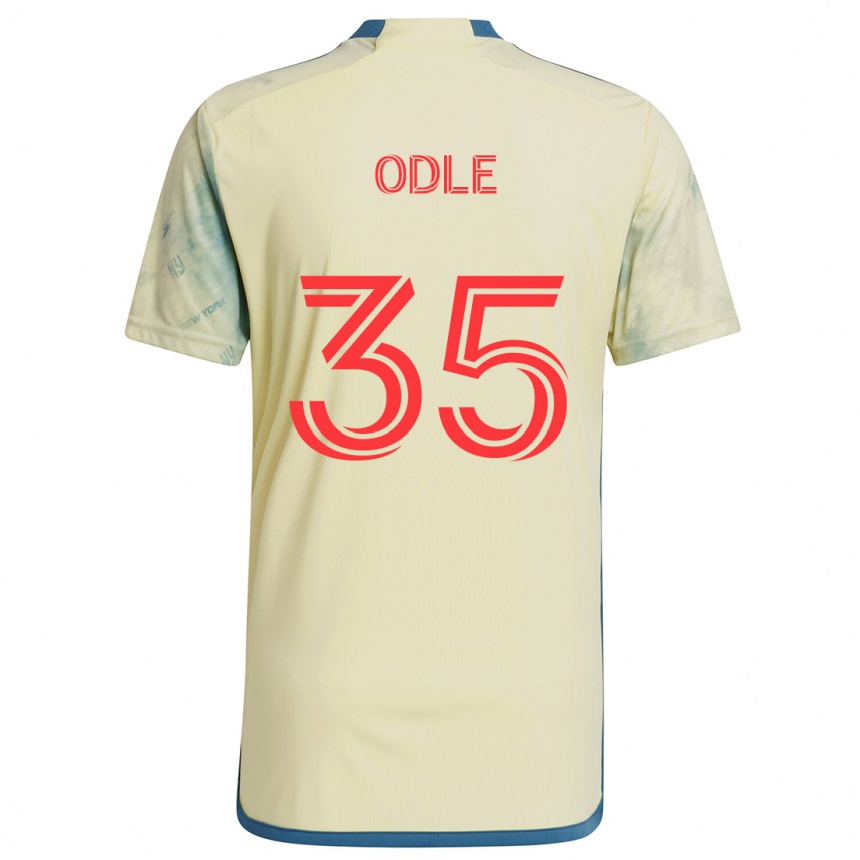 Kids Football Dallas Odle #35 Yellow Red Blue Home Jersey 2024/25 T-Shirt Uk