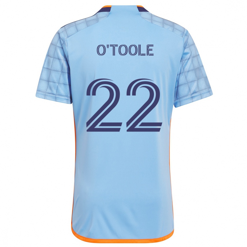 Kids Football Kevin O'toole #22 Blue Orange Home Jersey 2024/25 T-Shirt Uk