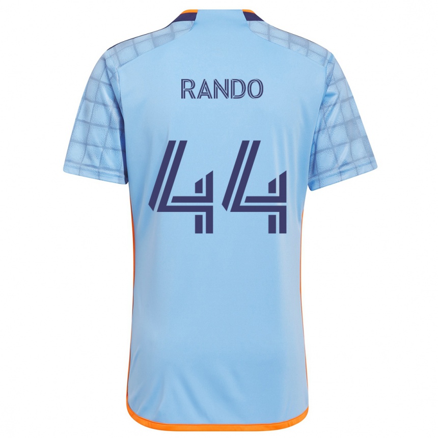 Kids Football Alex Rando #44 Blue Orange Home Jersey 2024/25 T-Shirt Uk