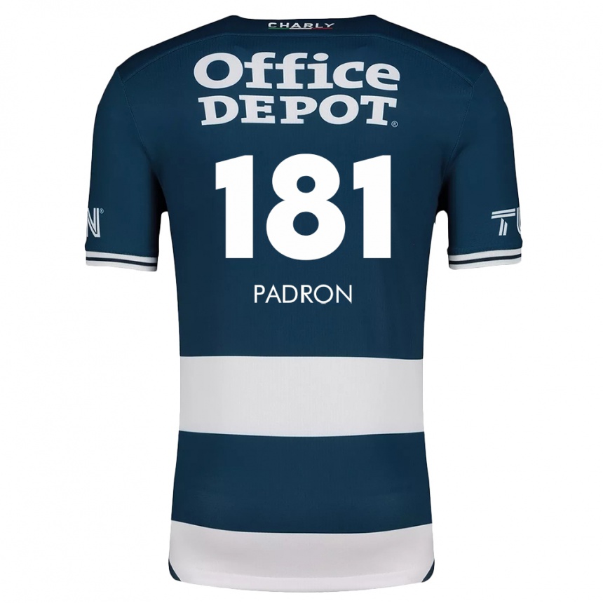 Kids Football Romeo Padrón #181 Blue White Home Jersey 2024/25 T-Shirt Uk