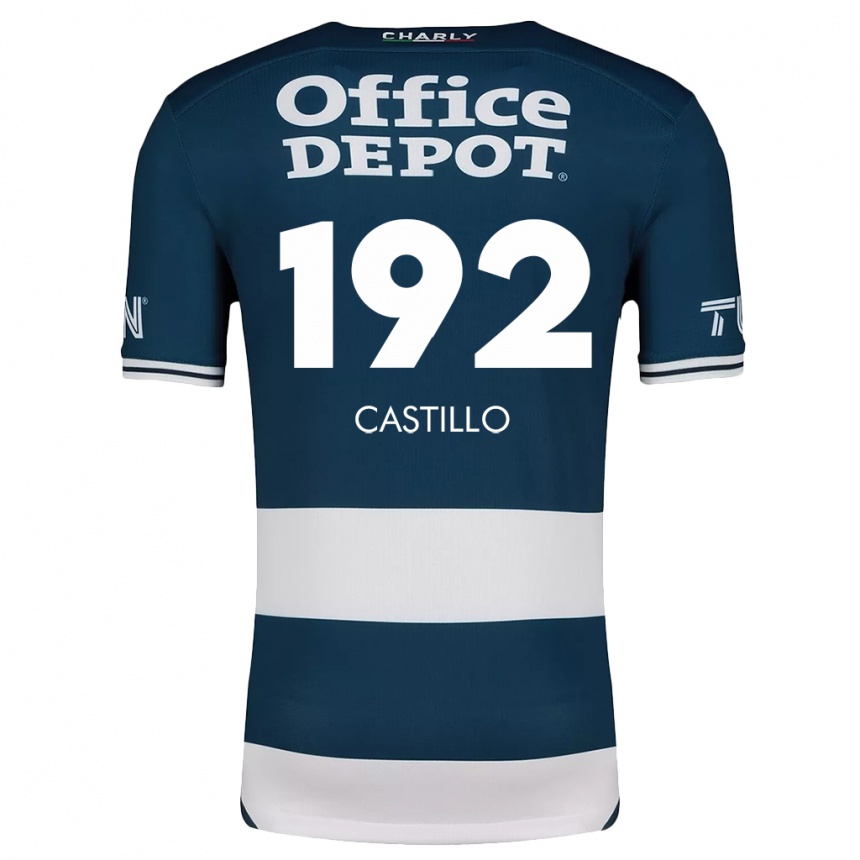 Kids Football José Castillo #192 Blue White Home Jersey 2024/25 T-Shirt Uk