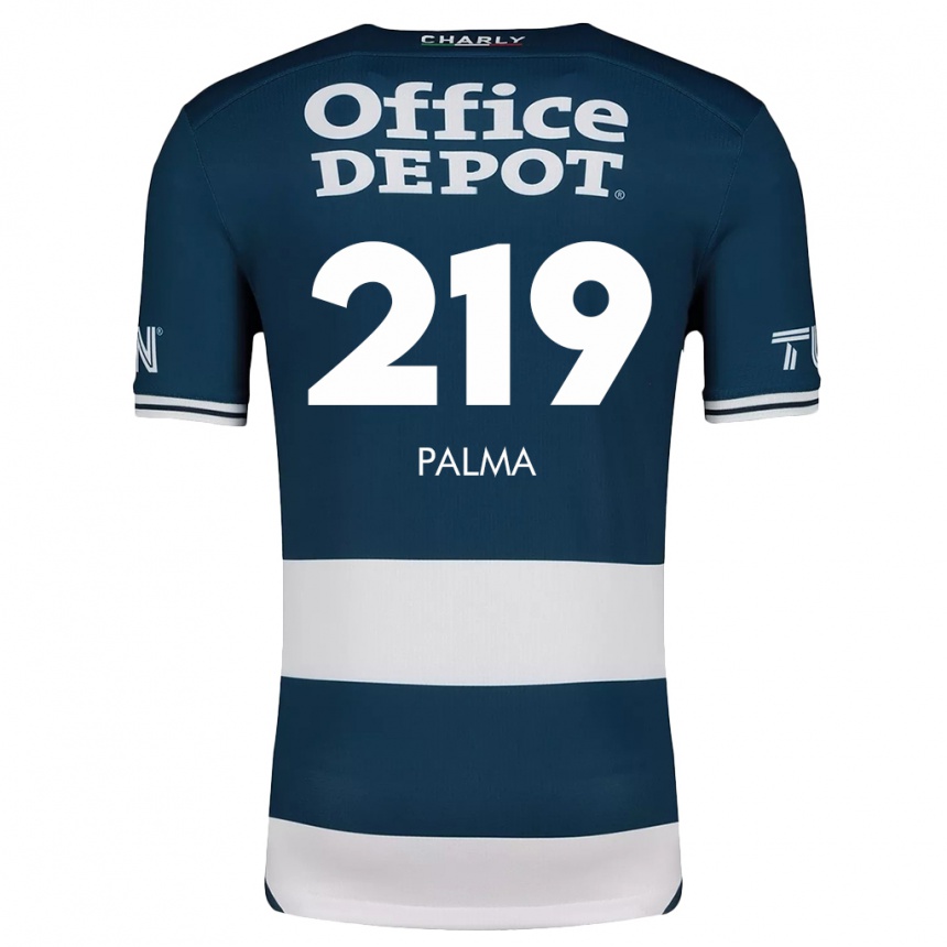 Kids Football Pablo Palma #219 Blue White Home Jersey 2024/25 T-Shirt Uk