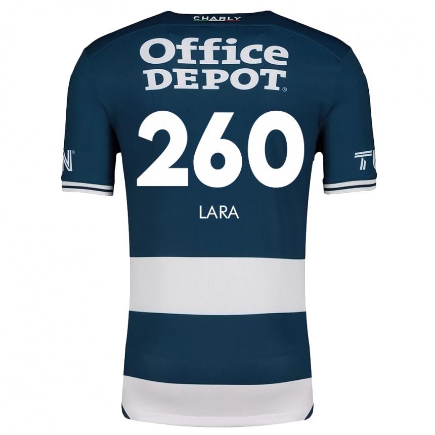 Kids Football Jesús Lara #260 Blue White Home Jersey 2024/25 T-Shirt Uk