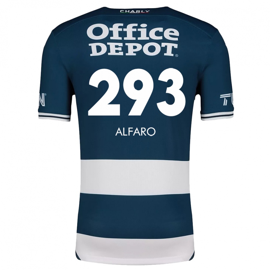 Kids Football Cristóbal Alfaro #293 Blue White Home Jersey 2024/25 T-Shirt Uk