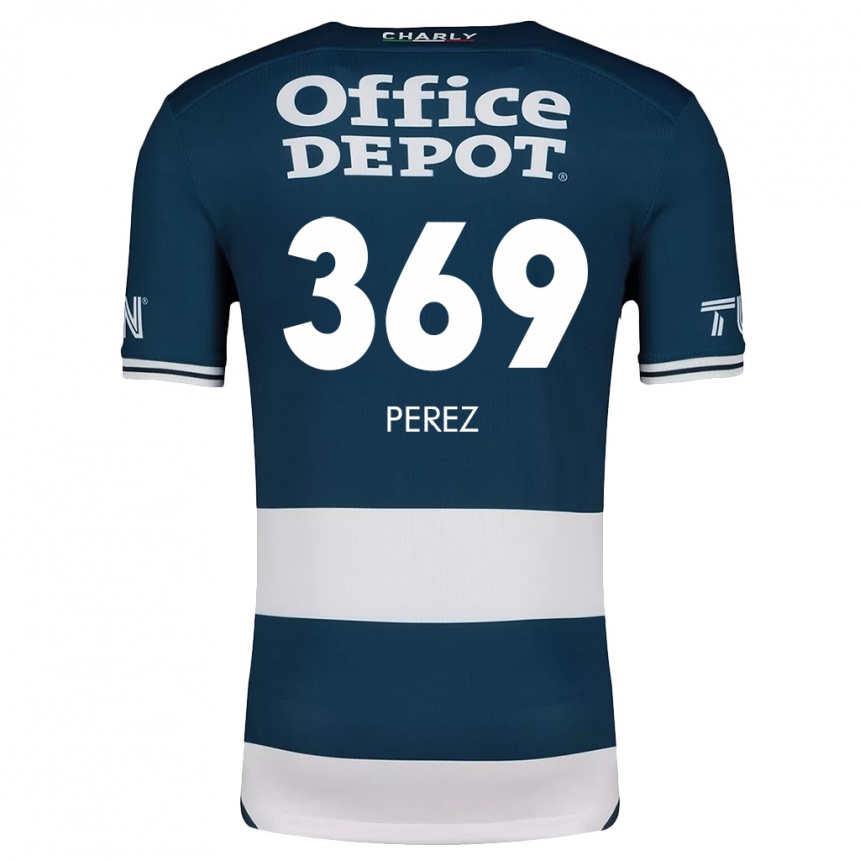 Kids Football Santiago Pérez #369 Blue White Home Jersey 2024/25 T-Shirt Uk