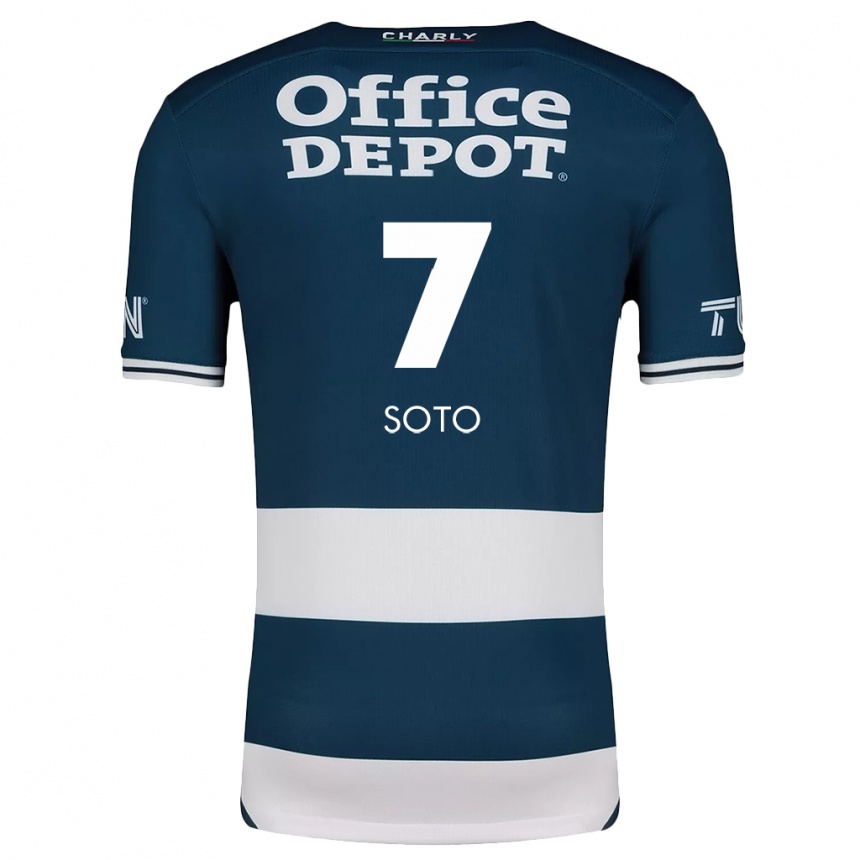 Kids Football Alice Soto #7 Blue White Home Jersey 2024/25 T-Shirt Uk