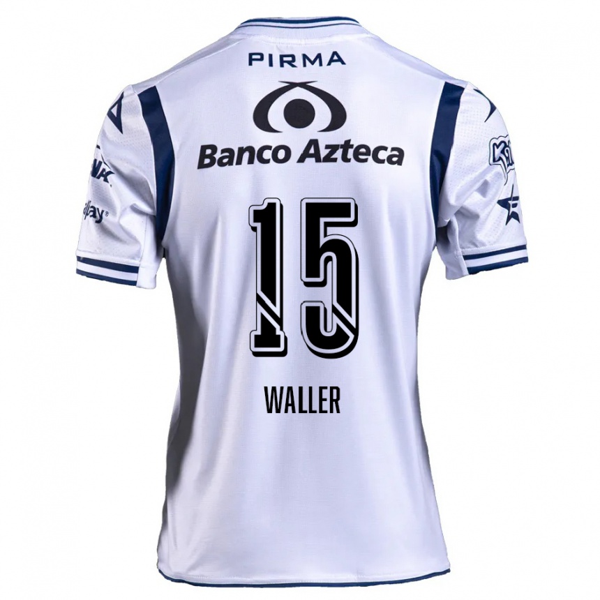 Kids Football Facundo Waller #15 White Navy Blue Home Jersey 2024/25 T-Shirt Uk