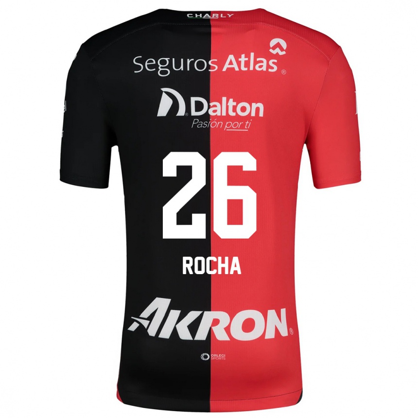 Kids Football Aldo Rocha #26 Red Black Home Jersey 2024/25 T-Shirt Uk