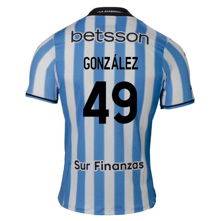 Kids Football David González #49 Blue White Black Home Jersey 2024/25 T-Shirt Uk