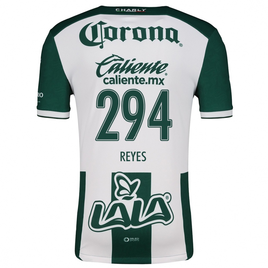 Kids Football Máximo Reyes #294 Green White Home Jersey 2024/25 T-Shirt Uk