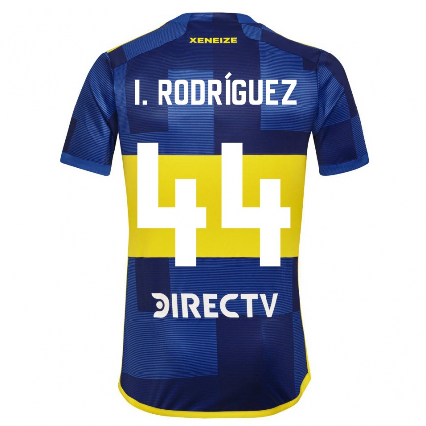 Kids Football Ignacio Rodríguez #44 Blue Yellow Home Jersey 2024/25 T-Shirt Uk