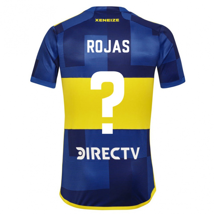 Kids Football Ignacio Rojas #0 Blue Yellow Home Jersey 2024/25 T-Shirt Uk